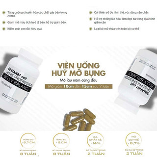 Viên Uống Giảm Mỡ Bụng Demar87 Belly Balance Genie 130 Viên Hàn Quốc Mẩu Mới