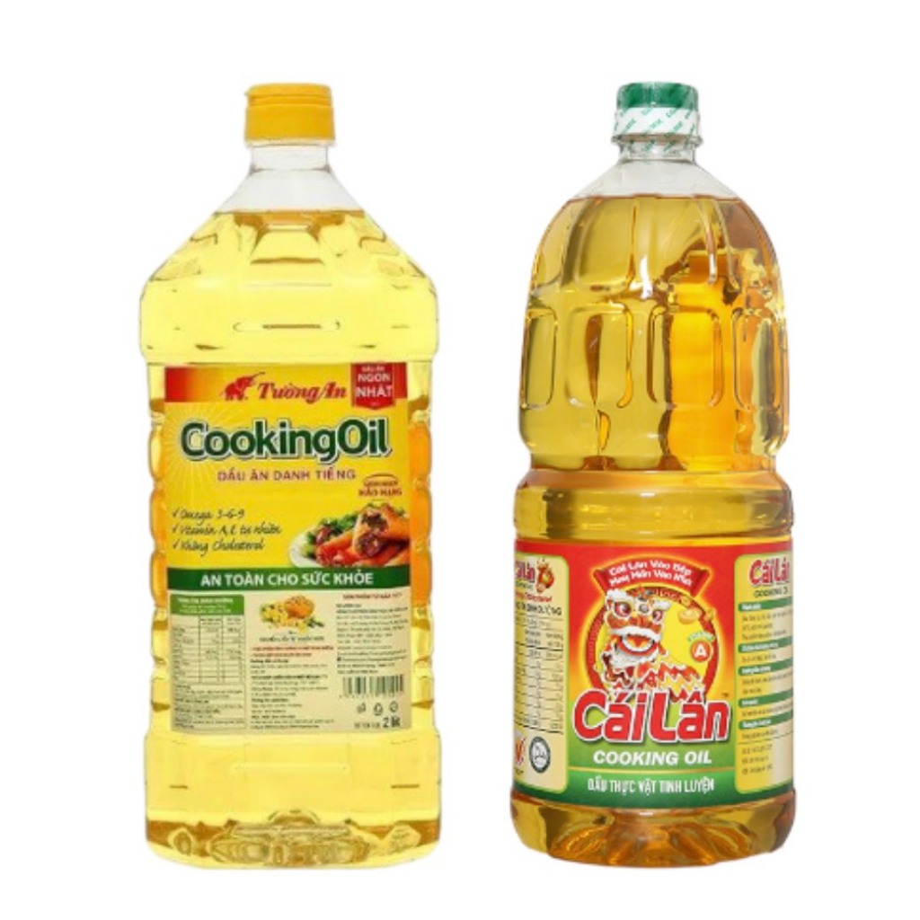 Dầu thực vật Cái Lân/Tường An Cooking Oil chai (2L) | Shopee Việt Nam