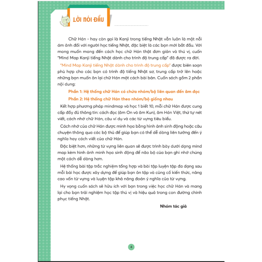 Sách - Mind Map Kanji Tiếng Nhật – Dành Cho Trình Độ Trung Cấp