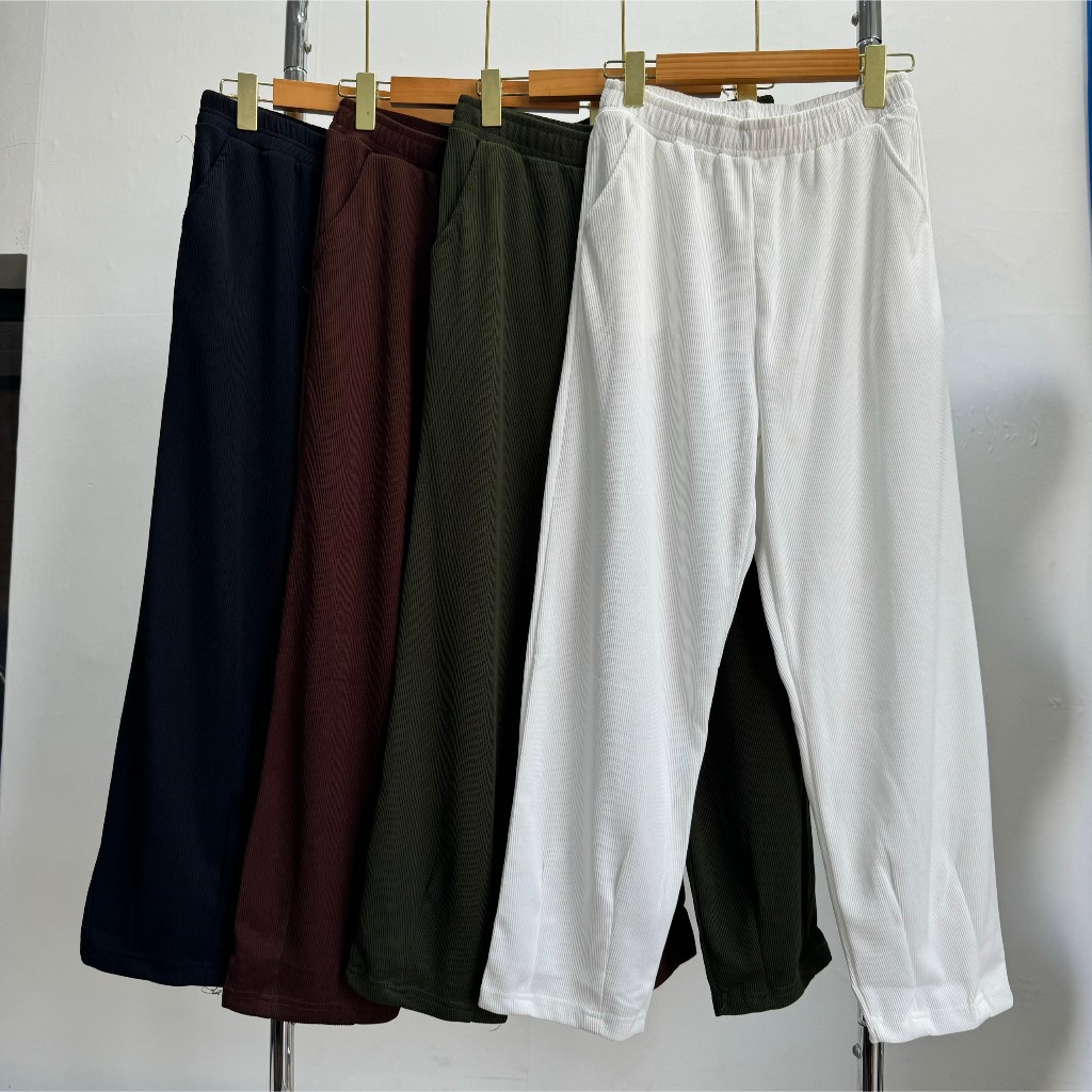 Quần Baggy Bigsize Nữ Quần Dài Cạp Cao Tôn Dáng Thun Gân Mặc Đi Học Đi Làm  Q16