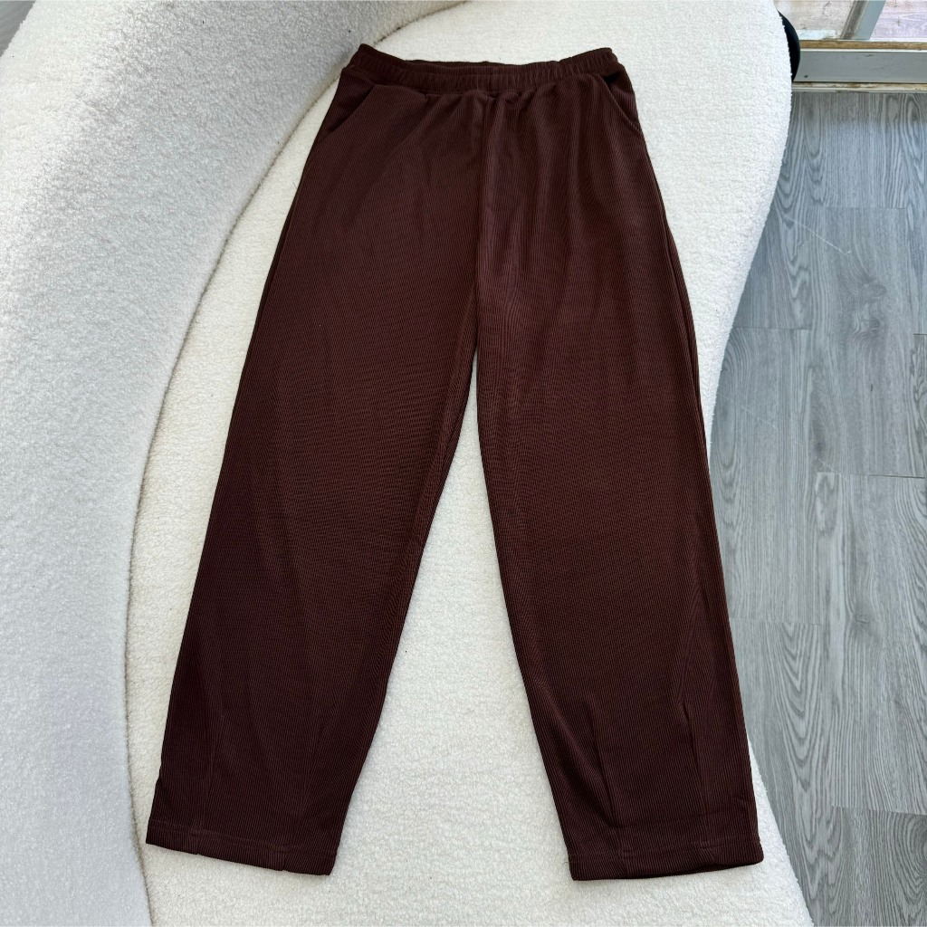 Quần Baggy Bigsize Nữ Quần Dài Cạp Cao Tôn Dáng Thun Gân Mặc Đi Học Đi Làm  Q16