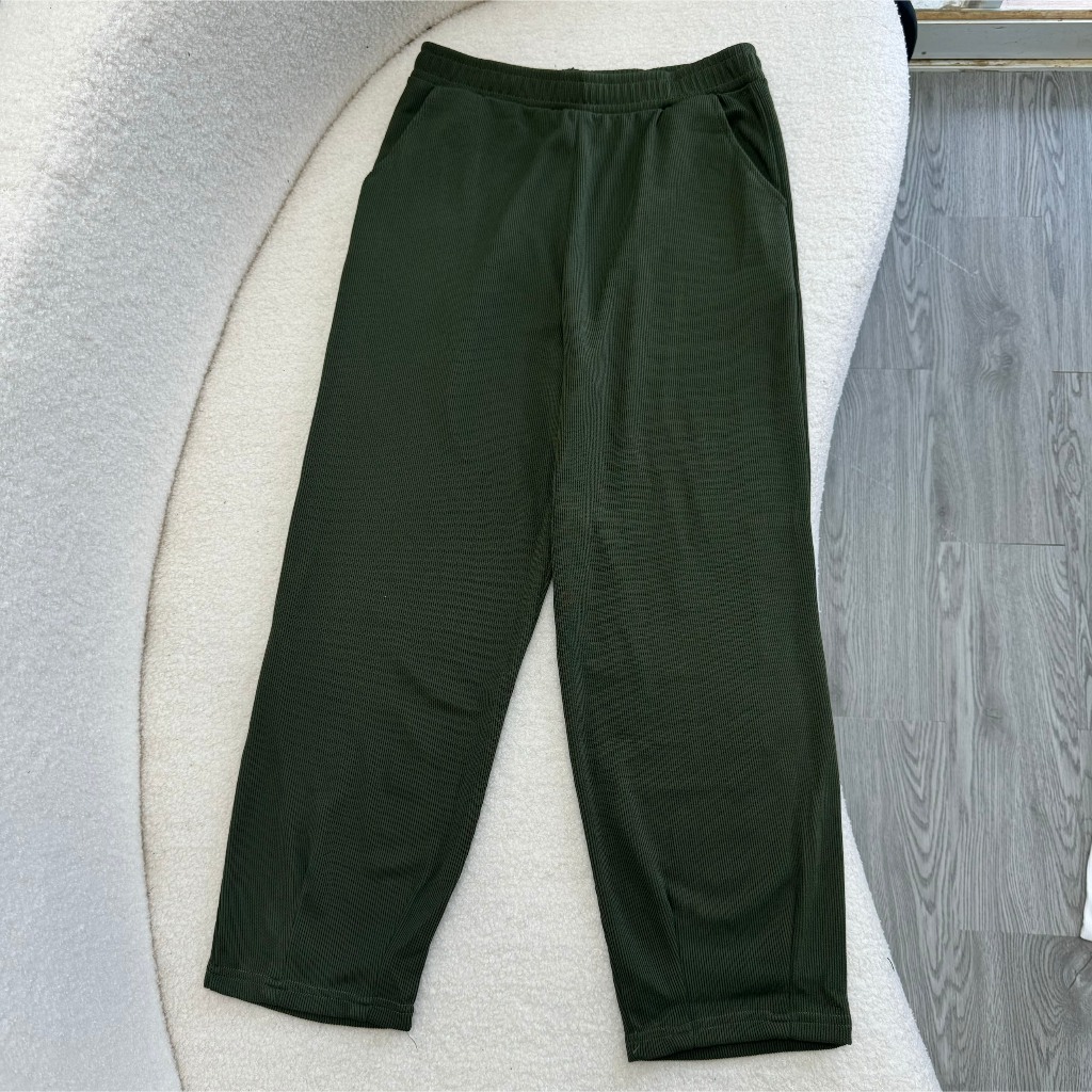 Quần Baggy Bigsize Nữ Quần Dài Cạp Cao Tôn Dáng Thun Gân Mặc Đi Học Đi Làm  Q16