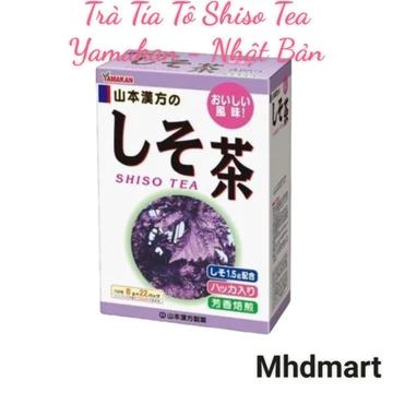 Trà tía tô Nhật Bản Shiso tea Yamakan giúp giải cảm, giảm acid uric giảm gout, hỗ trợ tiêu hoá thải độc, đẹp da sạch mụn