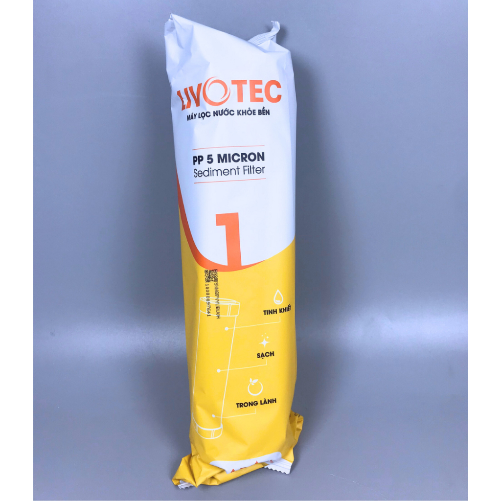 Ảnh Bộ 3 lõi lọc thô Karofi Livotec dùng cho máy lọc nước RO có 3 cốc lọc 10inch- CHÍNH HÃNG 4