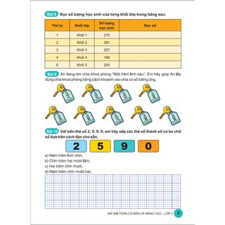 Sách - 500 Bài Toán Cơ Bản Và Nâng Cao Lớp 2 - Dùng Chung Cho Các Bộ SGK - ND