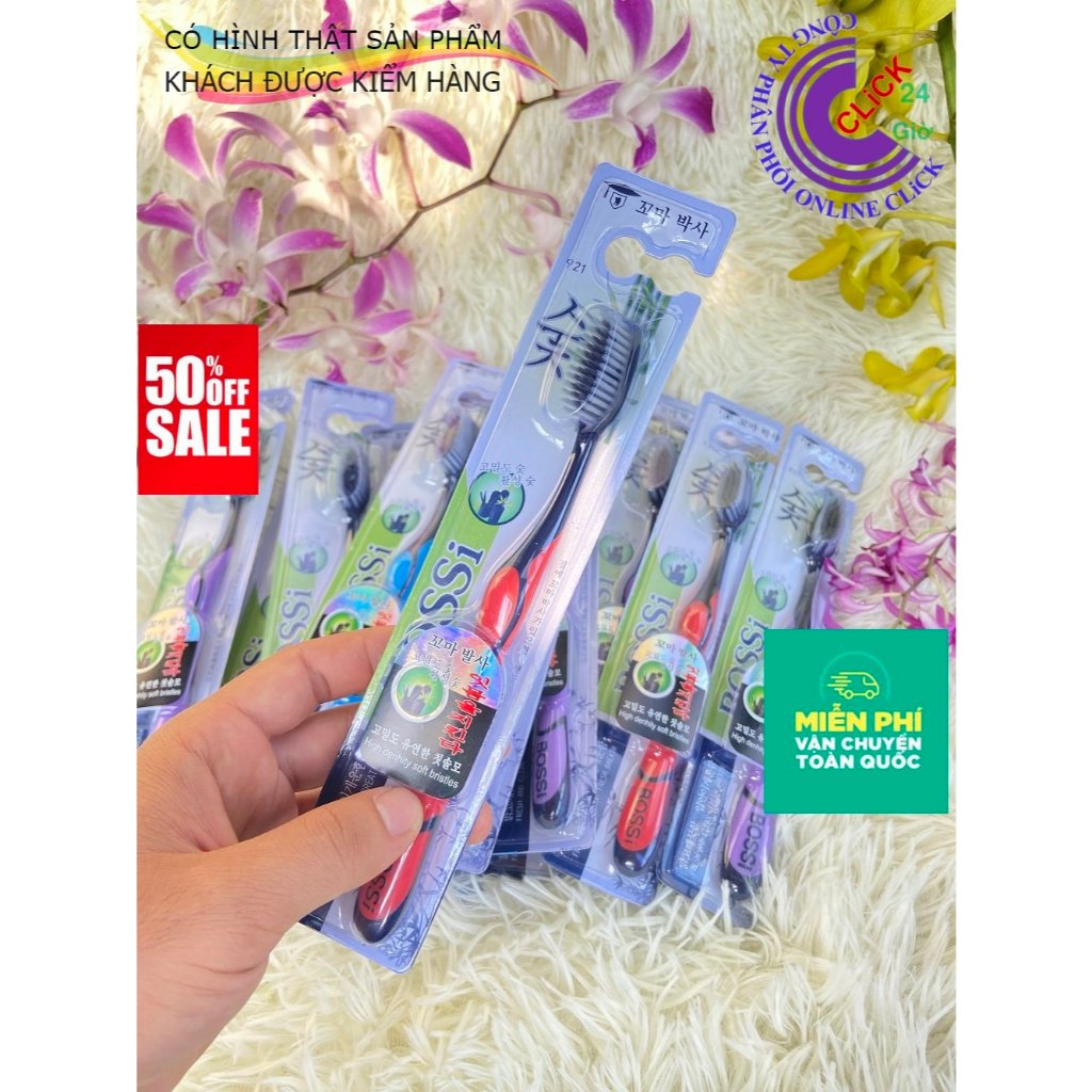 COMBO 5C BÀN CHẢI ĐÁNH RĂNG THAN TRE HOẠT TÍNH BOSSI HÀN QUỐC Rẻ nhưng chất lượng tuyệt vời