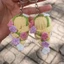 Móc khoá công chúa tóc mây Rapunzel mini bằng len handmade (ảnh thật shop chụp)