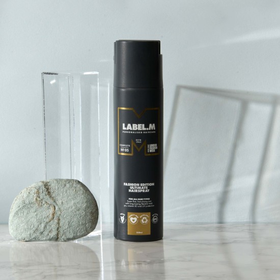 Keo Xịt Tạo Kiểu Mềm Mại, Giữ Nếp Lâu LABEL.M FASHION EDITION ULTIMATE  HAIRSPRAY 250ml