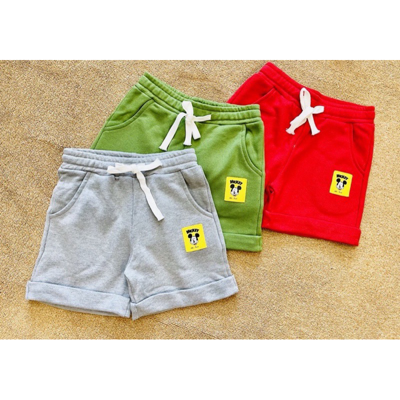 Quần short bé trai da cá HzM C1340 thêu logo size 2–10Y (10–40kg) quần short trẻ em mặc hè co giãn thoáng mát