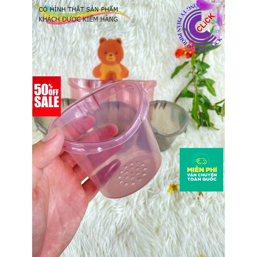 Cốc Gấu Dán Tường Đựng Kem, Bàn Chải Đánh Răng, Vật Dụng Tiện Lợi - Sắp Xếp Gọn Gàng