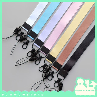 [Sẵn VN] Dây Đeo Thẻ Nhân Viên Vải 45cm Phong Cách Màu Sắc Color Đơn Giản Trơn