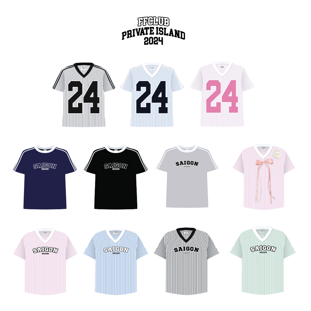 [XẢ KHO]  Áo Oversize jersey baseball SAIGON FFCLUB - Form unisex nam nữ Mix