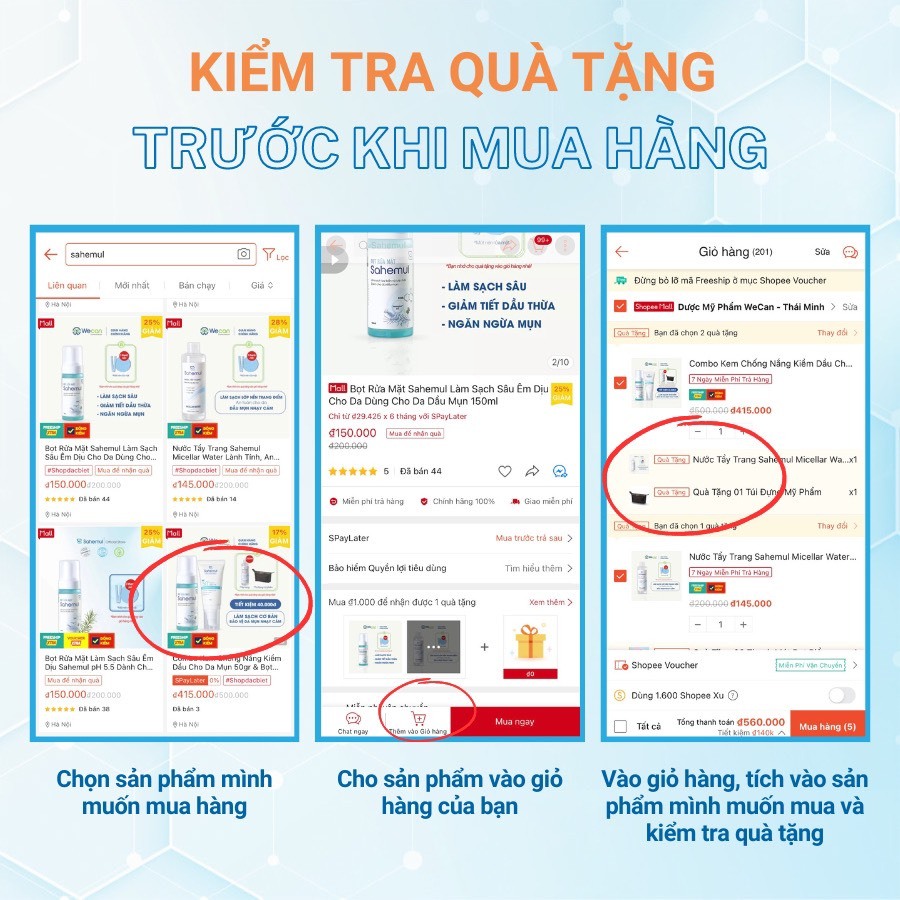Combo Sahemul Trị Mụn Hỗn Hợp & Mờ Thâm Hiệu Quả | Tặng Quà Hấp Dẫn