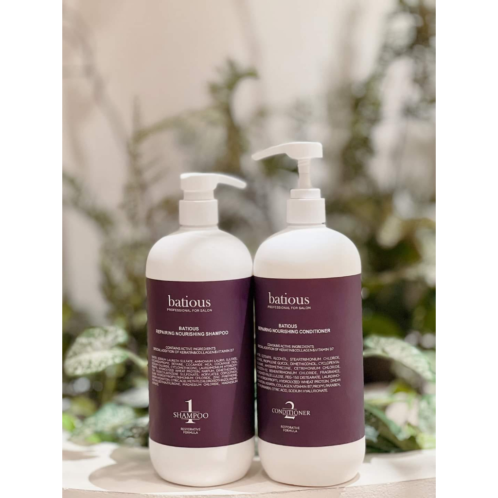 Dầu Gội Xả BATIOUS Phục Hồi Tóc Hư Tổn Đa Tầng BATIOUS Màu Tím 500ml ...
