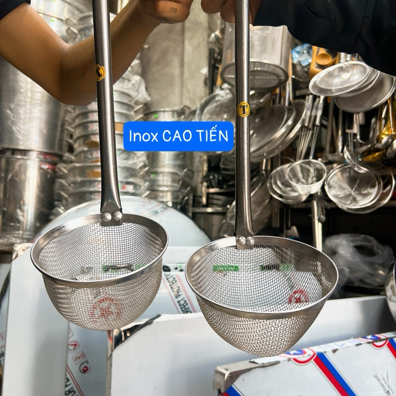 Vợt trụng hủ tiếu cán Inox | Shopee Việt Nam