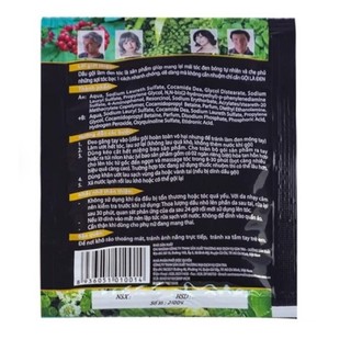 [ CHÍNH HÃNG ] Dầu Gội Thảo Dược Matrix Gội Là Đen Nhanh Chóng An Toàn Tại Nhà  (Hộp 10 Gói x 25ml)