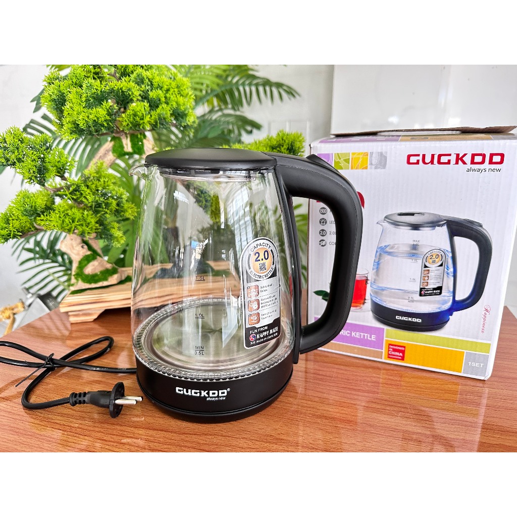 ẤM SIÊU TỐC CUCKOO THUỶ TINH 2L5