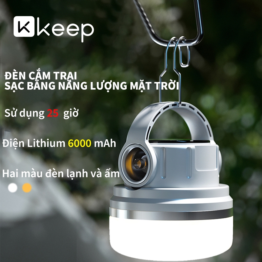 Bóng đèn Led KEEP sạc tích điện cao cấp siêu sáng Sạc năng lượng mặt ...