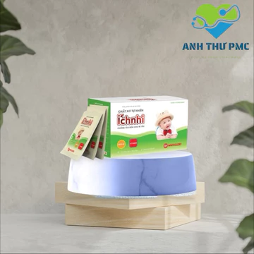 Chất xơ ích nhi, cốm chất xơ hòa tan cho bé, giảm táo bón, đầy hơi, chướng bụng, khó tiêu (hộp 20 gói)-PMC