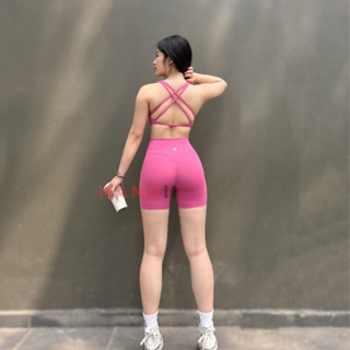 Áo bra SEY Lotus dây đan chéo chất Lycra co giãn thấm hút mồ hôi"HANDII"
