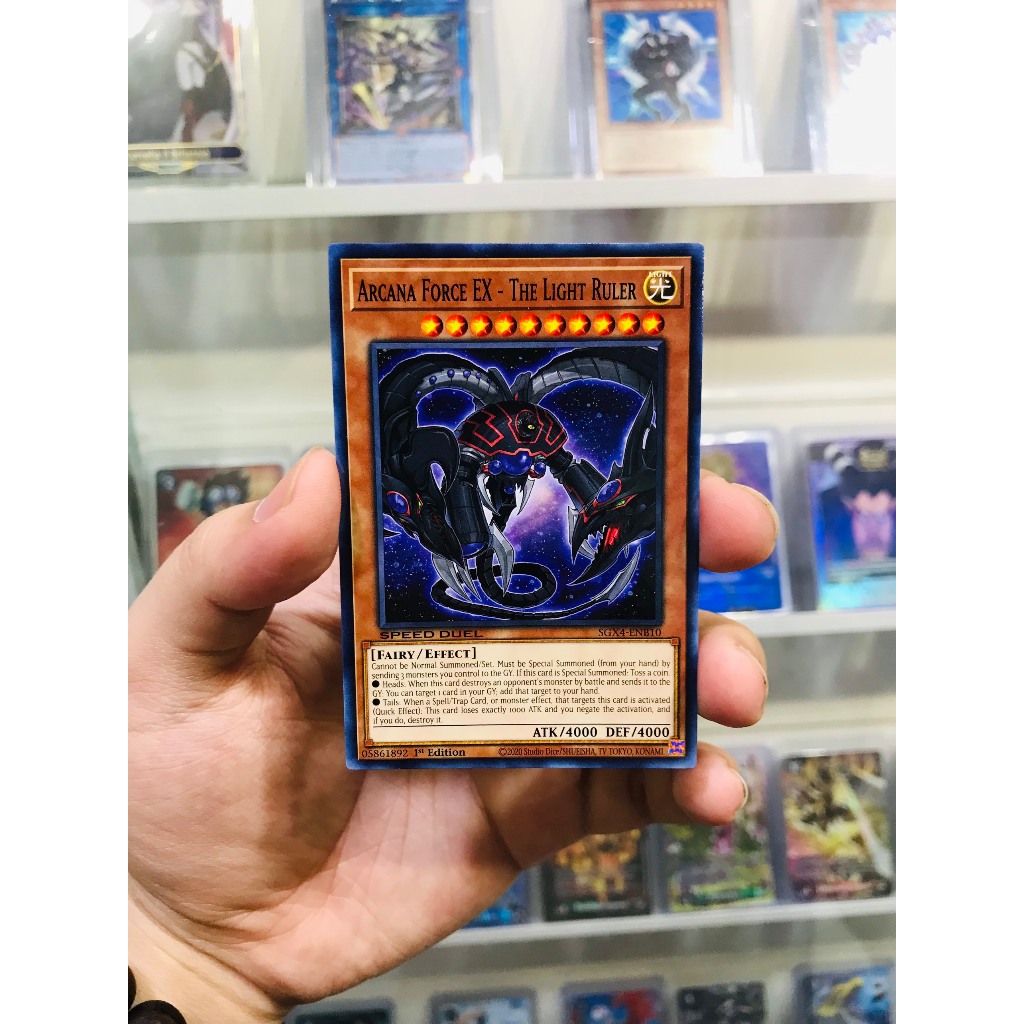 Thẻ bài Yugioh Mã SGX4ENB10 Arcana Force EX The Light Ruler