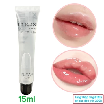 Son Bóng Không Màu MAX Makeup Gloss - Siêu Căng Bóng, Mọng Nước, Hương Kẹo Ngọt