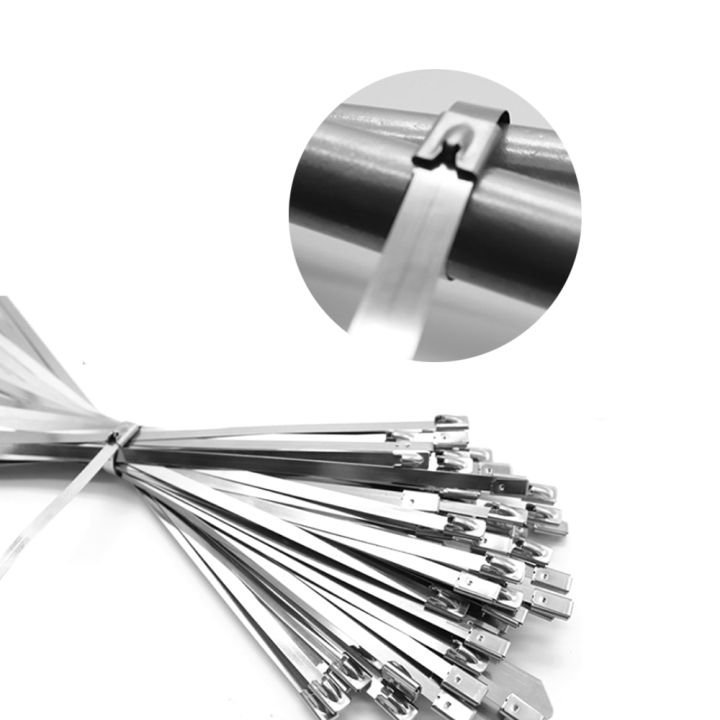Dây rút inox 304 bịch 100 cái kích thước 4.6x200mm ( dây thít INOX 304 ...