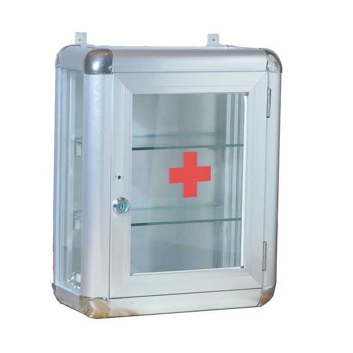 (Giao hỏa tốc HCM) Tủ thuốc y tế gia đình - 2 thanh ngang- tủ lớn kích thước 45x35x15cm