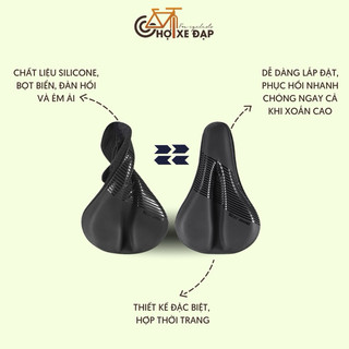 Bọc Nệm Yên Xe Đạp WEST BIKING Cao Cấp Chất Lượng, Độ Đàn Hồi Cao Mút Bọt Biển Êm Ái Ôm Sát Yên Xe.