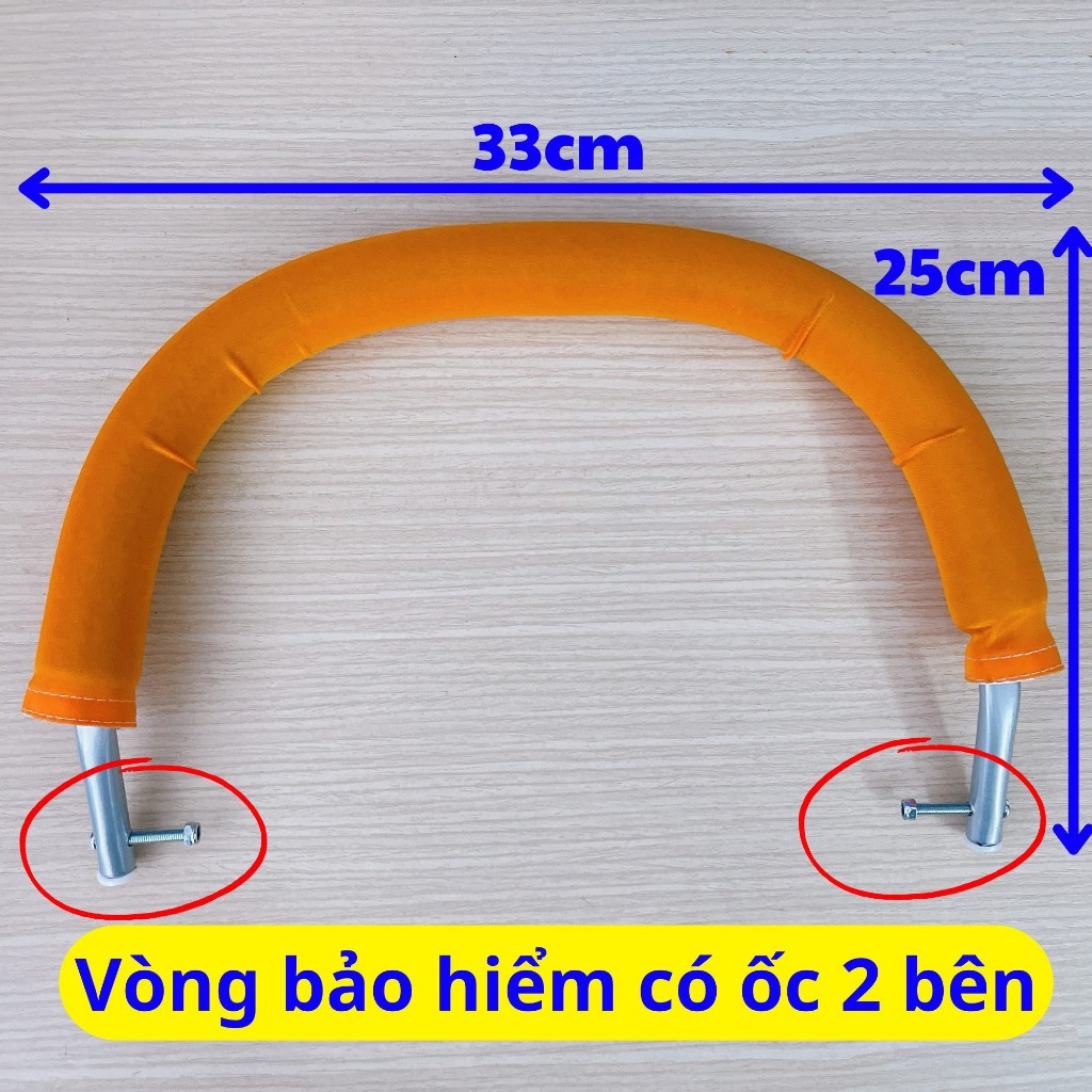 Phụ kiện ghế ngồi xe máy trẻ em , Bộ áo thay thế và vòng bảo hiểm có ốc ghế ga xếp , ghế số xếp