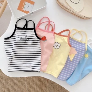COMBO 3 ÁO 2 DÂY IN HÌNH NGỘ NGHĨNH CHO BÉ GÁI dưa hấu