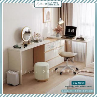 Bàn trang điểm gỗ đẹp Nội Thất Tiết Kiệm BTD990