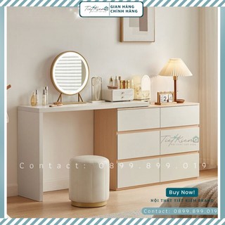 Bàn trang điểm gỗ đẹp Nội Thất Tiết Kiệm BTD990
