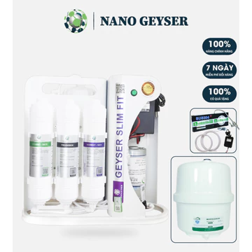 Máy lọc nước bán công nghiệp Nano Geyser Slim Fit 5 cấp Bảo hành 5 năm, miễn phí lắp đặt tại Hà Nội