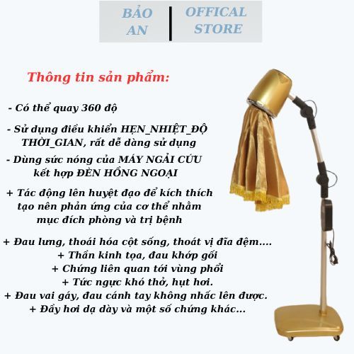 Máy Xông Ngải Cứu Đèn 7 Màu Hồng Ngoại, Xông Ngải Cứu Phương Pháp Bổ Sung Nguyên Khí Tuyệt Vời ( Mẫu Nhỏ )
