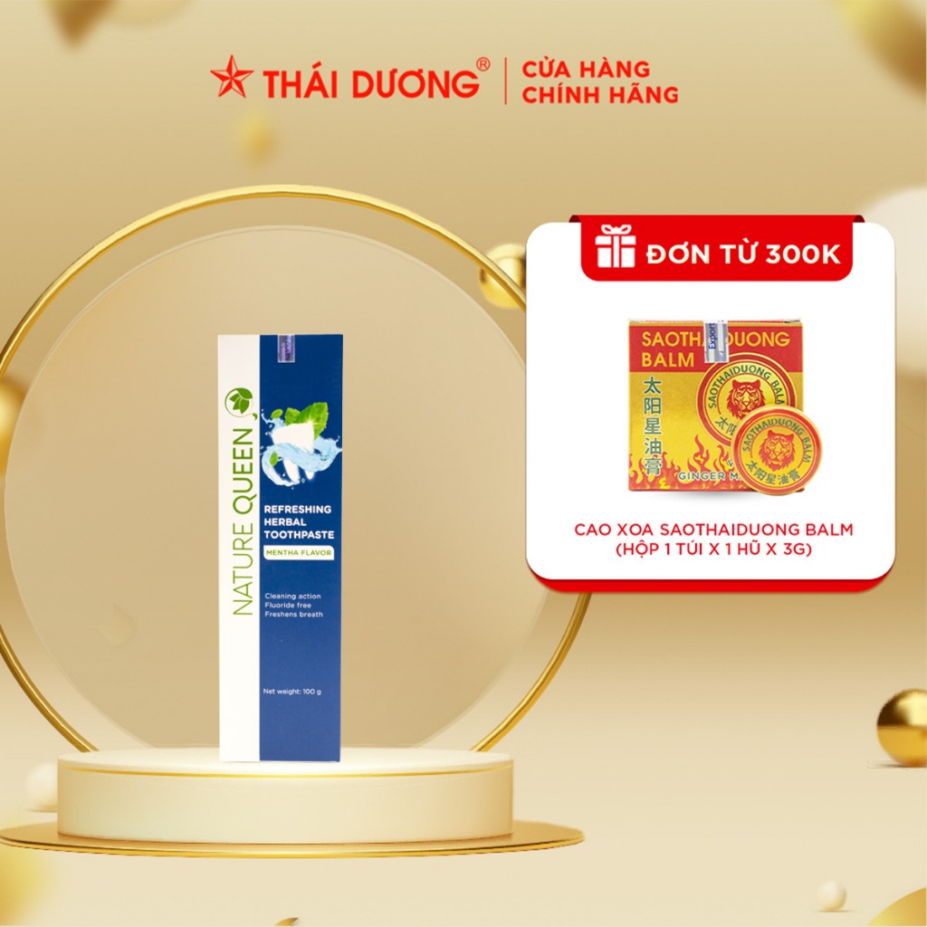 Kem đánh răng Nature Queen Bạc hà (Nature Queen Refreshing Herbal ...