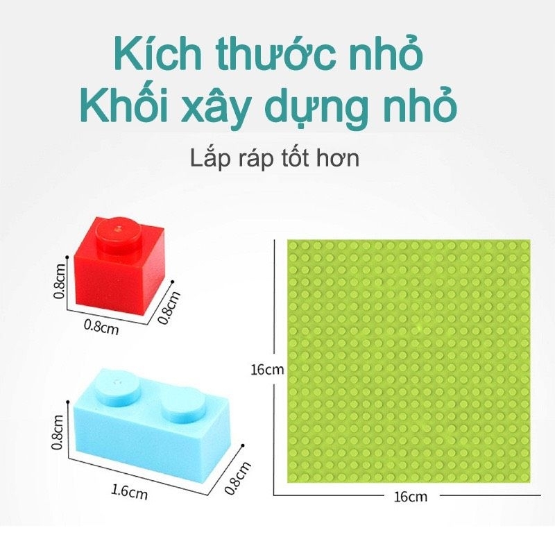Bộ ghép hình cầu trượt , bộ ghép hình thả bi cho bé , bộ ghép hình 336 chi tiết thỏa sức cho bé sáng tạo