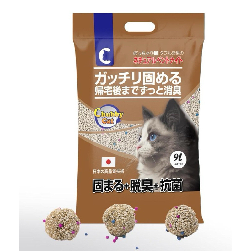 Cát Nhật chubby siêu thấm hút & khử mùi bịch 9L trọng lượng 4,5kg