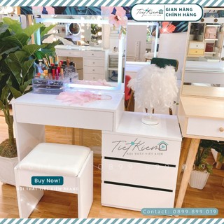 Bàn trang điểm đèn led Nội Thất Tiết Kiệm BTD0999
