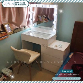 Bàn trang điểm gương đèn Nội Thất Tiết Kiệm BTD098