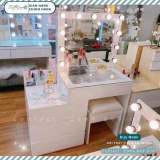 Bàn trang điểm gương đèn Nội Thất Tiết Kiệm BTD098