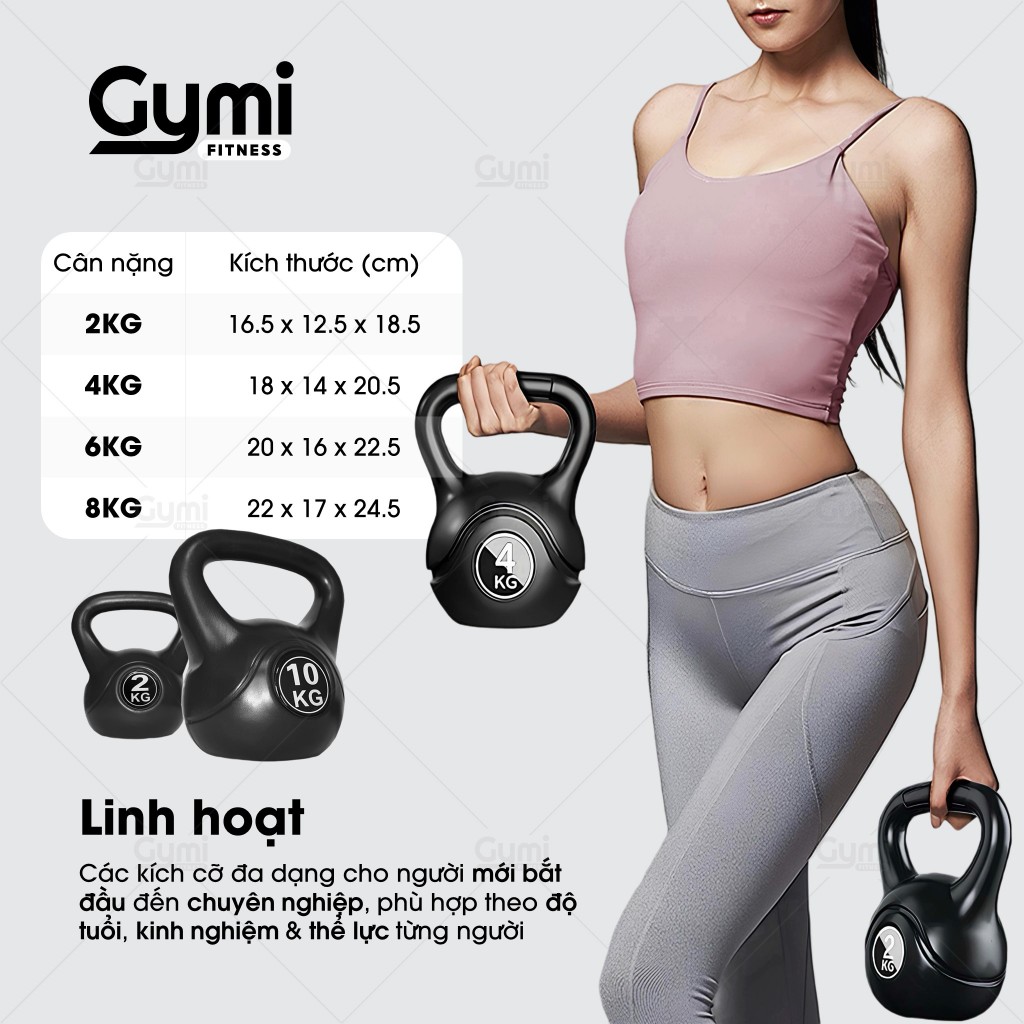 [1 Cái] Tạ Bình Vôi, Tạ Chuông 8kg Tập Squat, Tạ Ấm Dụng Cụ Thể Thao Tại Nhà Chống Đẩy - TaAm-8kg