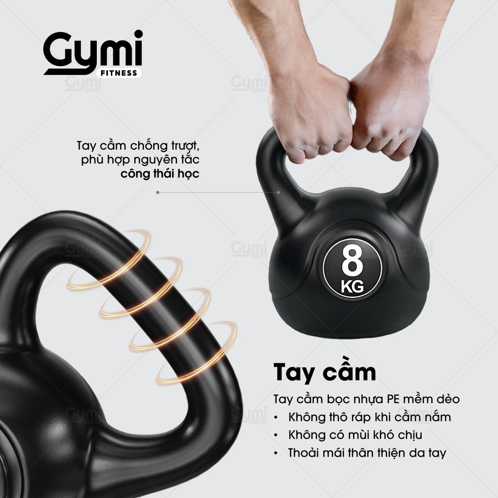 [1 Cái] Tạ Bình Vôi, Tạ Chuông 8kg Tập Squat, Tạ Ấm Dụng Cụ Thể Thao Tại Nhà Chống Đẩy - TaAm-8kg