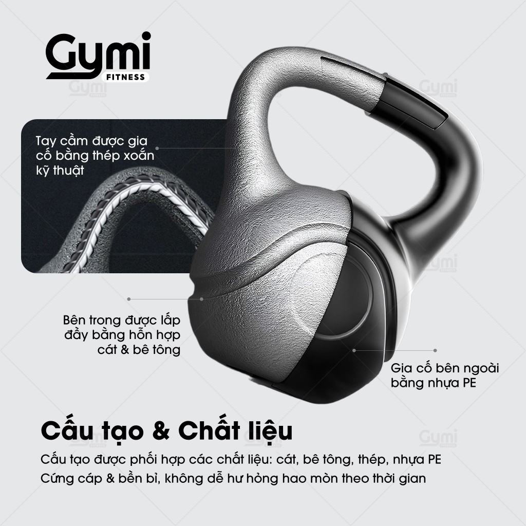 [1 Cái] Tạ Bình Vôi, Tạ Chuông 6kg Tập Squat, Tạ Ấm Dụng Cụ Thể Thao Tại Nhà Chống Đẩy - TaAm-6kg
