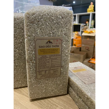 Gạo Lứt Đài Thơm Dẻo Hữu Cơ - 1kg - Gạo lứt trắng đài thơm