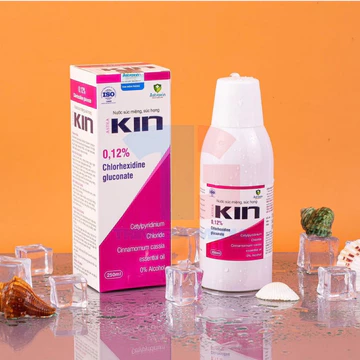 Nước súc miệng, họng astra KIN - Nước súc miệng, họng diệt khuẩn, bảo vệ răng miệng khỏi vi khuẩn, virus - Lọ 250ml