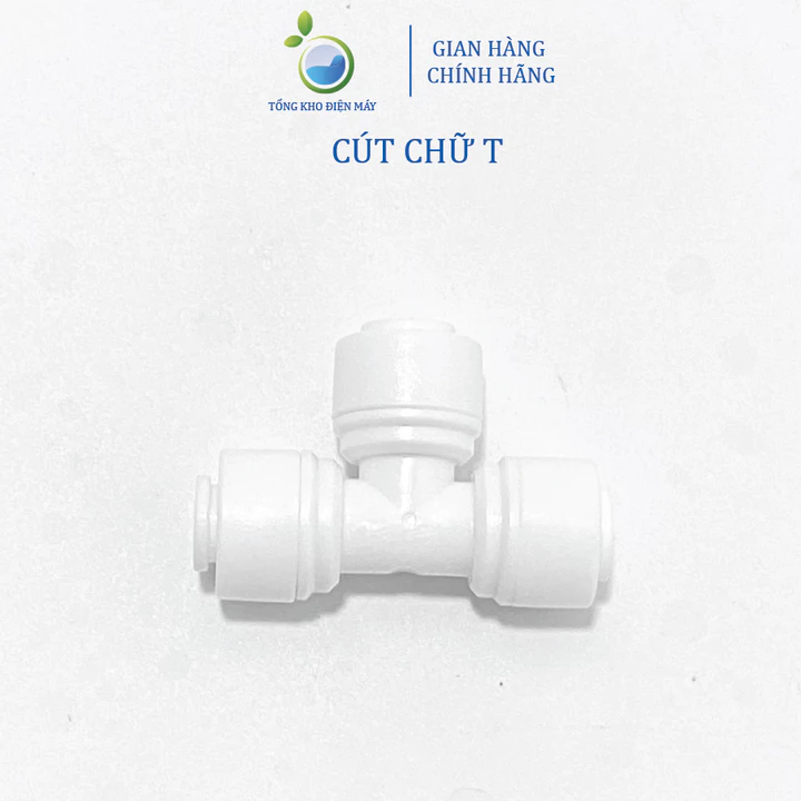 Cút máy lọc nước nối nhanh , cút máy lọc nước chữ T cân 3 đầu dây 6 dùng cho máy lọc nước Ro