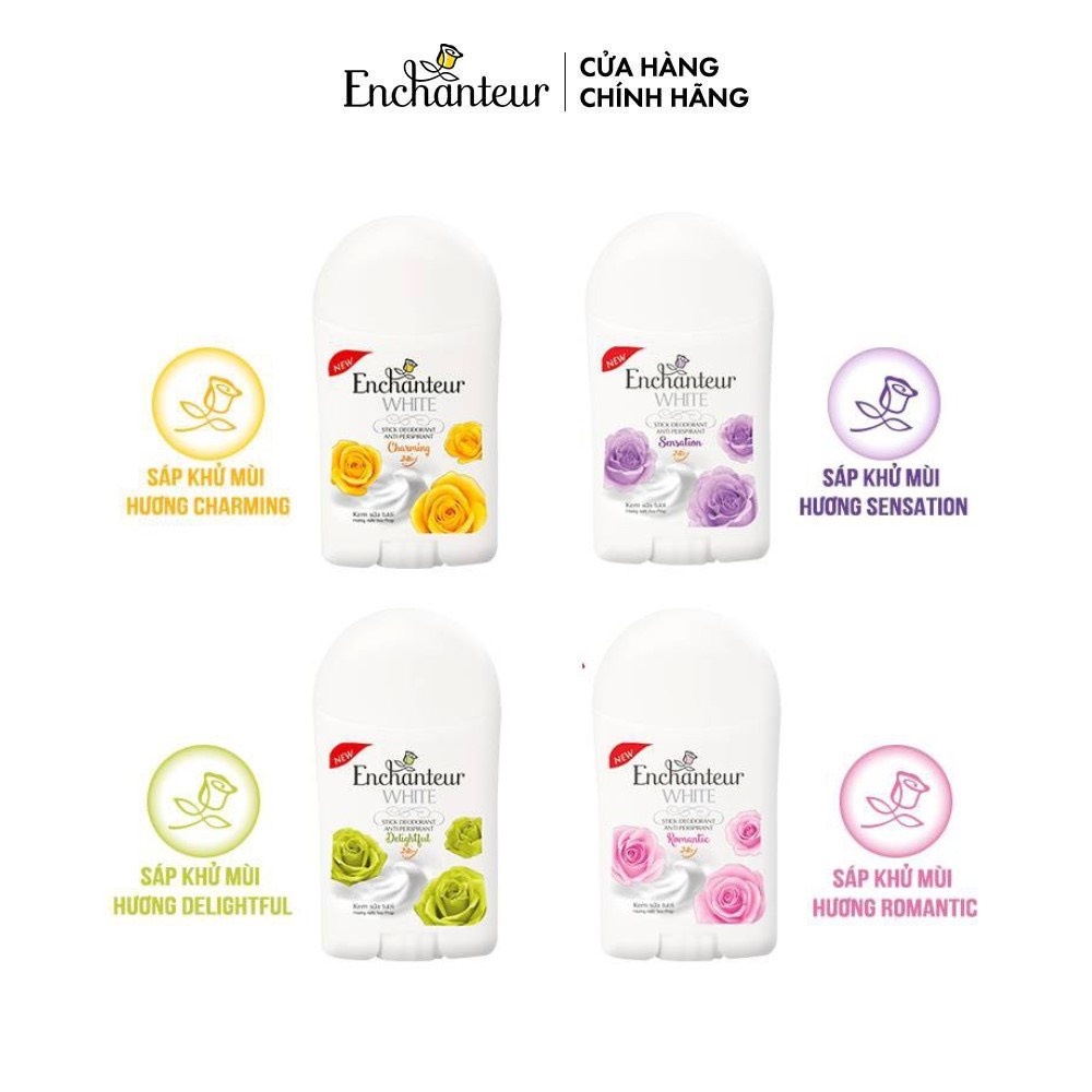 Sáp khử mùi trắng da hương hoa enchanteur 40g