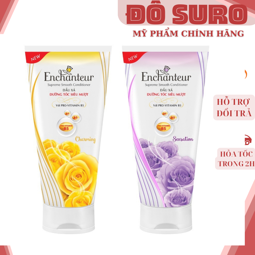Dầu xả dưỡng tóc siêu mượt Enchanteur Charming 170g VÀ 335G