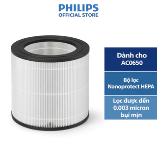 Bộ Lọc Nano Protect HEPA Philips FY0611/30 dùng cho Máy lọc Không Khí AC0650 Hàng Chính Hãng